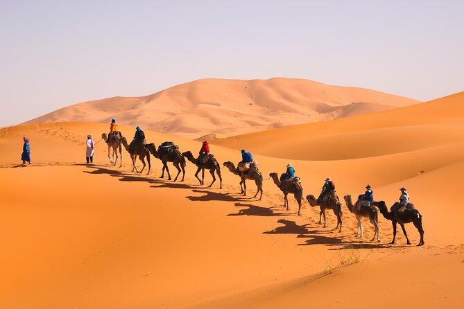 10 Days Morocco Private Tour From Marrakech By South Desert And Imperials Cities - Todra Gorge to Merzouga: camel ride into Erg Chebbi