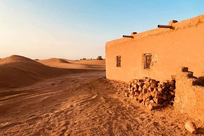 2 Day Desert Tour from Mhamid - Day 1 at 2 pm: camel (or walking) into Oued Drâa and the dunes