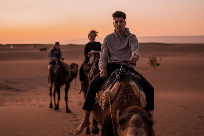 2 Days 1 Night Desert Trip From Marrakech To Erg Lihoudi Dunes - One Hour on Camelback: Riding to Camp and What the Night Feels Like
