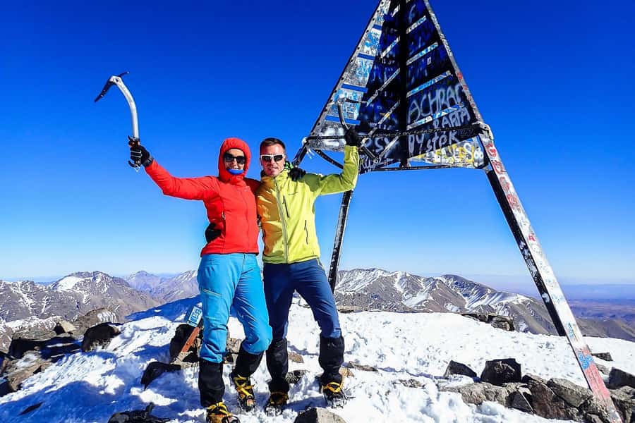 2 Days Mount Toubkal ascent trek via Ait Mizane Valley - Day 1 walking: Berber villages, Ait Mizane Valley views, and a picnic by Sidi Chamharouch