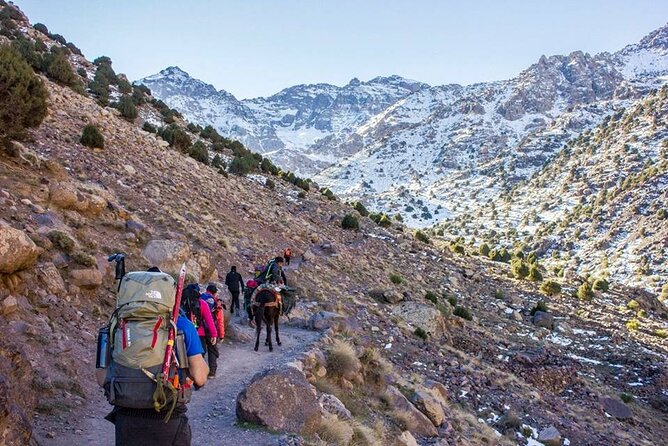 2-Days Toubkal Trek from Marrakech with Local Guide - Summit day downclimb and lunch at the refuge: where you finally breathe