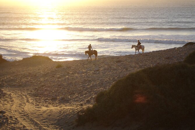 2 hours horse ride beach and dunes in Essaouira Morocco - The 2-hour Diabat ride route: beach first, then dunes and a forest turn