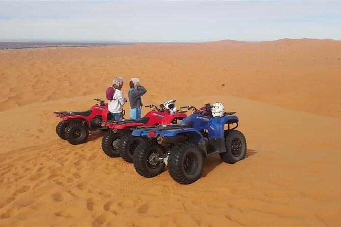 2 hours Merzouga Dunes ATV Rental - Desert Quad Biking Tour - Safety gear and briefing: how the dunes stay fun