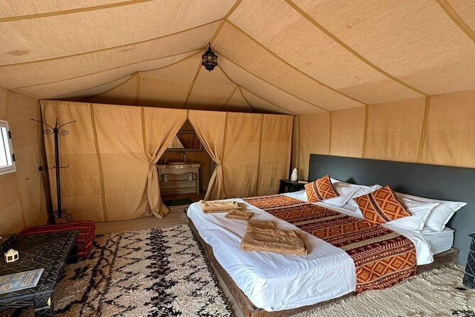 2 Nights in Luxury Camp and Camel Trekking in Merzouga Desert - Day 1 night at a luxury camp: private tents, real comfort