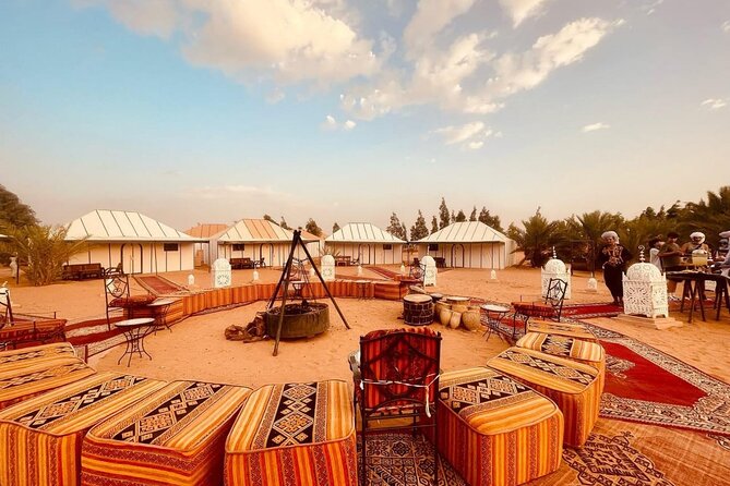 2Days Share Tour From Fes To Marrakech Or Fes Via Sahara & camel - Ziz Valley palms and the viewpoint moment before Merzouga