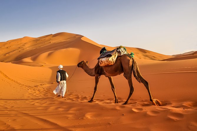 3-Day Desert Tour: Marrakech to Fes via Merzouga - Erg Chebbi night: sunset, stars, and the sandboarding option