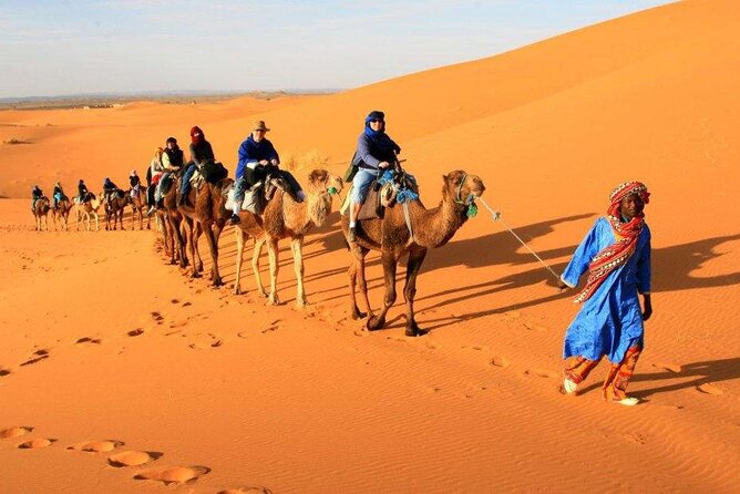 3 Days Desert Trip From Fes Back To Fes - Day 2: sunrise options, Gnawa music, then camel trek into the dunes
