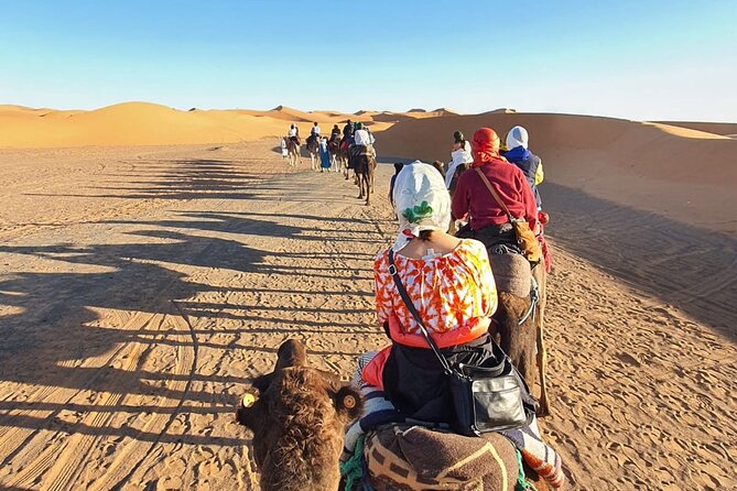 3-Days from Marrakech to Merzouga Tour with Camel Trek - Erg Chebbi camel trekking and Bedouin camp nights under the stars