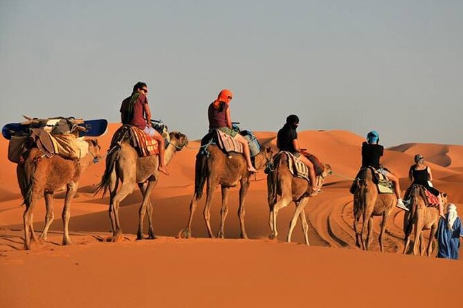 3 Days Private Desert Tour From Fez To Marrakech - Day 2: Merzouga sunrise, camel ride, then Todra Gorges and Dades