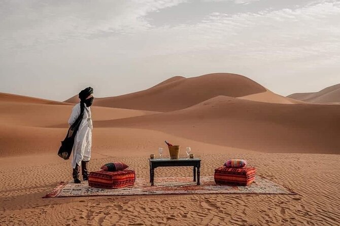 3 Days Sahara desert Trip from Marrakech - Sunrise routine on Day 3: mint tea, shower time, then back to Marrakech