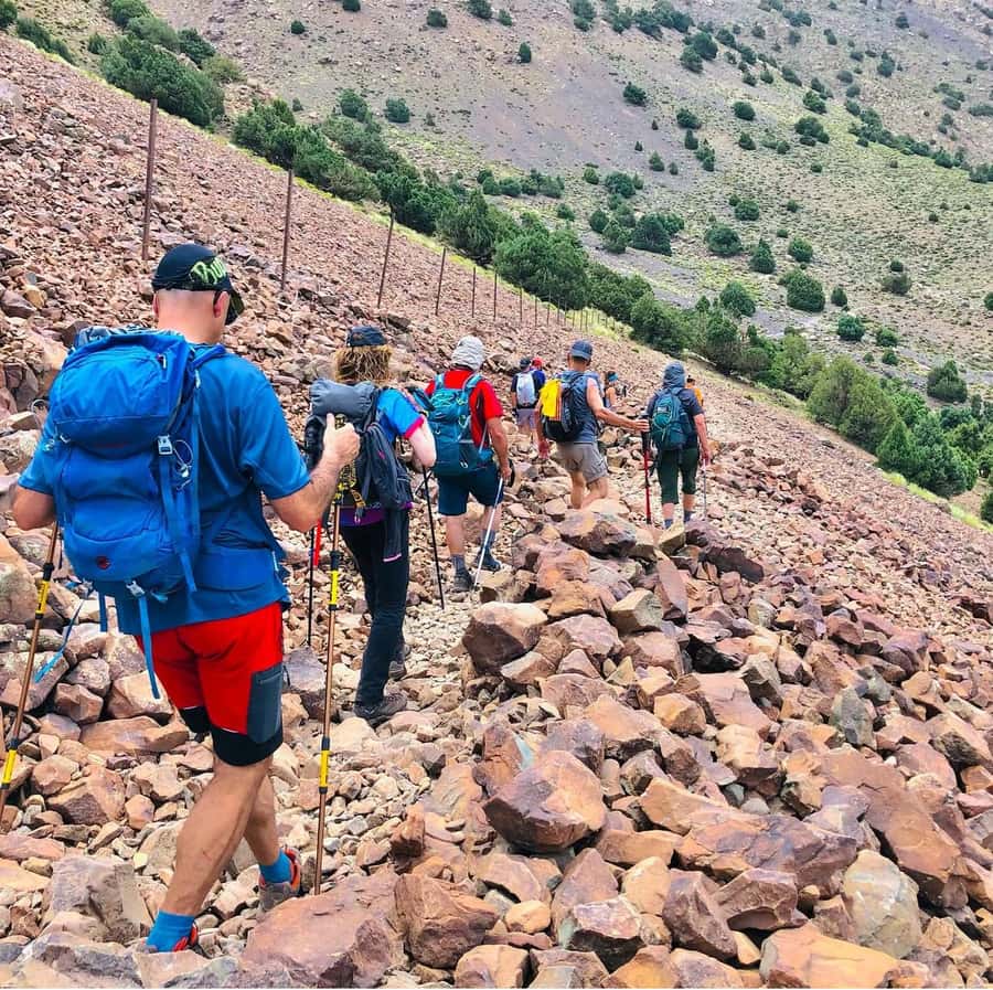 3 Days Trek Atlas Mountains Berber Villages from Marrakech - Day 2: Tizi Mzik pass (2500m) to Tamsoult waterfalls