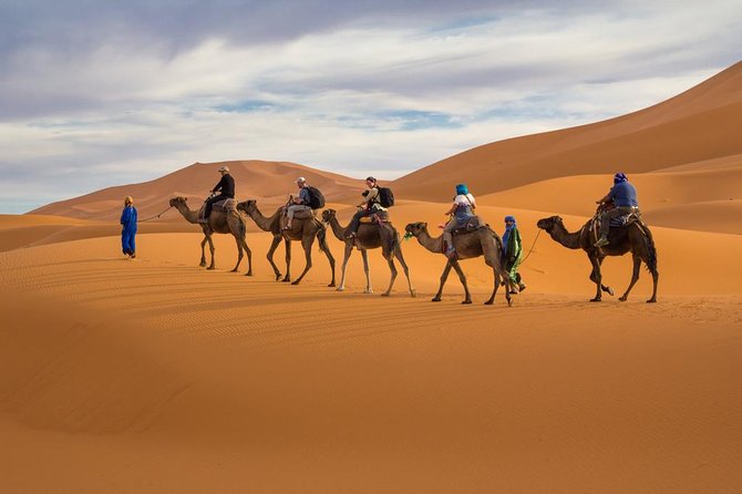 3 Days Trip To Merzouga Desert From Marrakech - Day 2 Afternoon and Night: Erg Chebbi Dunes, Camel Ride, and Desert Camp