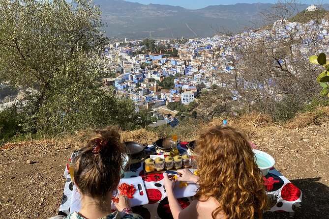 3-Hour Cooking Class overlooking the Blue City - At the Family Farm: Where the View Does Half the Teaching