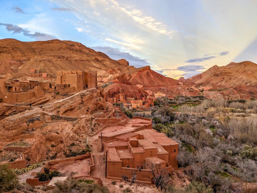 3D Deluxe Experience: Marrakech to Merzouga w/ Quad Option - Skoura Palms and Rose Valley timing: nice breaks between mountain drives