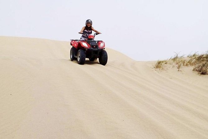 3h quad bike: Thrills in the beach and dunes - Forest Tracks and Stony Trails: The Terrain Switch That Keeps It Fun
