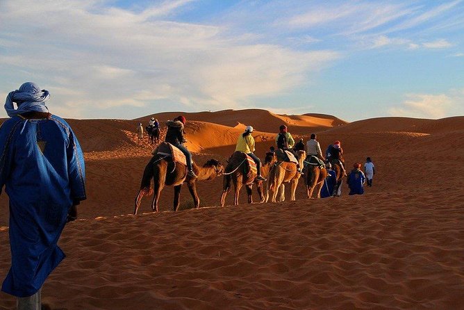 4 Day Merzouga Desert Trip from Marrakech - High Atlas drive: Tizi n Tichka, Telouet Kasbah, and Ait Ben Haddou
