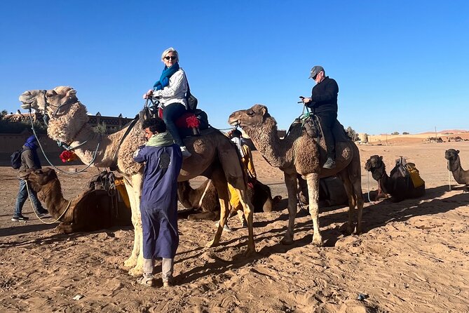 4 Day Merzouga Private Desert Tour from Marrakech - Luxury Camp - Dadès Valley and Skoura: roses valley roads and kasbah visits
