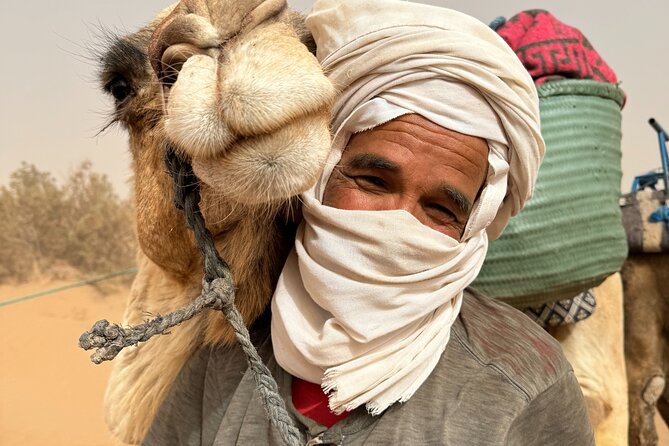 5 Days Desert Trekking from Marrakech - Day 2: M’Hamid walking, Palm Grove shade, and Sidi Naji