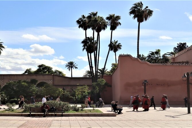 8 Days Private Morocco Adventure with Pick Up - Marrakech airport welcome to Bahia Palace first impressions