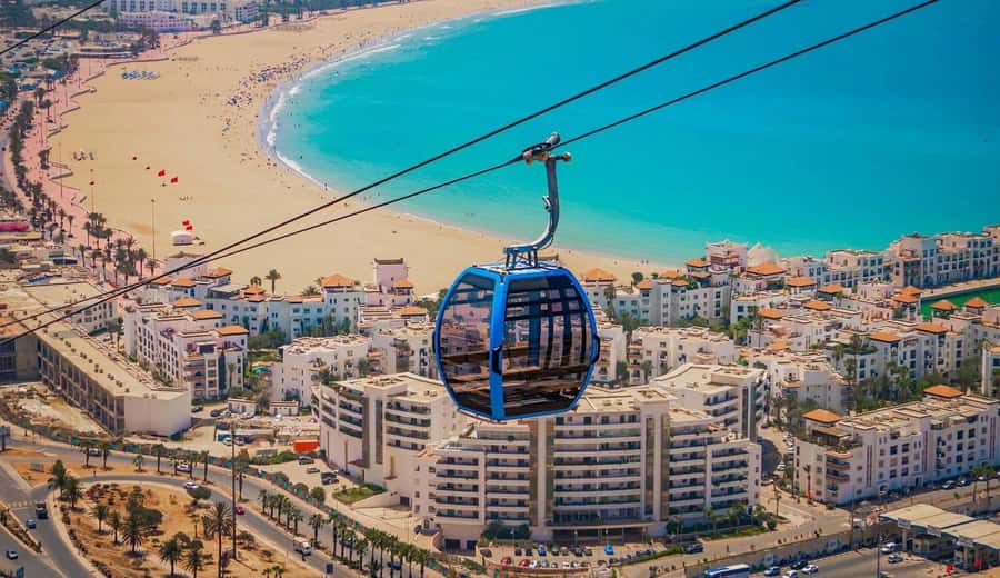 Agadir: Cable Car, Crocopark, and Goats on Trees Tour - Cable Car Up to Kasbah Oufella: Views and Timing