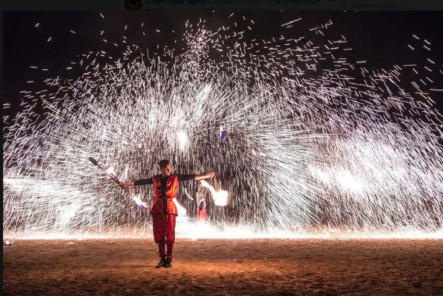 Agadir: Fantasia Berber Night Show and Dinner - The Show While You Eat: Dance, Music, and High-Action Acts