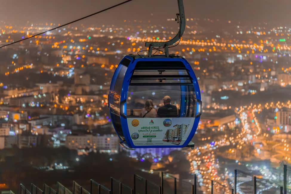 Agadir: Night Cable Car Round-Trip Ticket - Starting at Danialand, near Pont Tildi