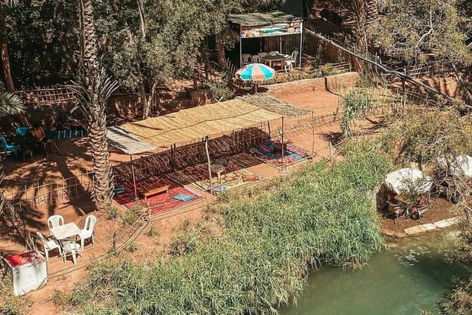 Agadir paradise valley and high atlas excursion - Driving Near Taghazout Beach: Coast-Country Contrast in Transit
