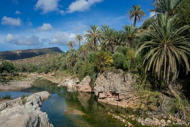 Agadir Paradise Valley Guided Tour Swimming & Breakfast - Agadir pickup, quick coastal stops, and the Kasbah viewpoints you pass on the way up