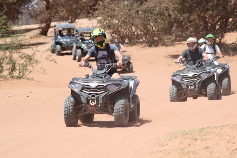 Agadir: Quad Bike Desert&Beach Adventure with Free Pickup - Pickup, timing, and how the van shapes your day