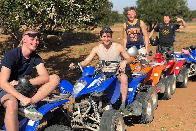 Agadir Quad Bike Safari Desert Sunset - Desert Base Setup: Helmets, Goggles, and a Real Safety Moment