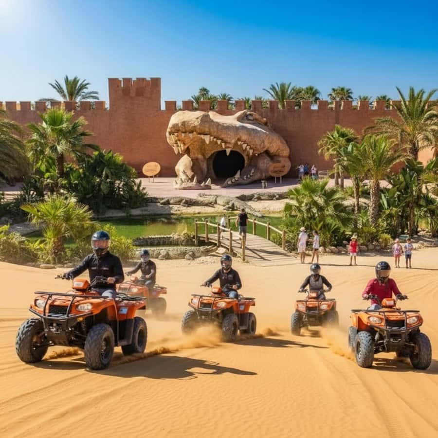 Agadir: Quad Safari with Crocoparc Optional - Quad Safari Riding: Fun for First-Timers, Not a Racing Event