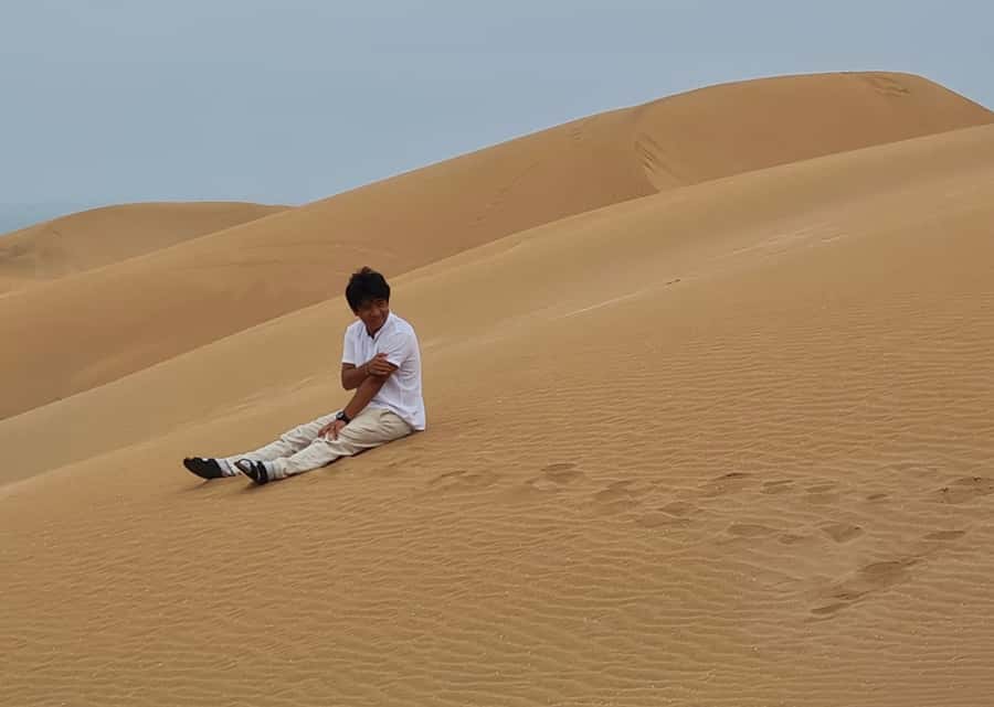 Agadir: Sahara Desert Camel ride & Sandboarding Halfday Trip - Camel Ride Over Massive Timlalin Dunes with Atlantic Backdrops