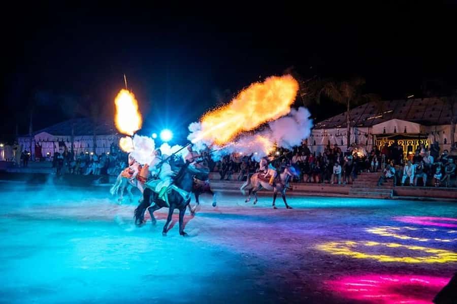 Agadir / Taghazout : Chems Ayour Fantasia Show & Dinner - Dinner Under Stars: What’s Included (and Why the Food Feels Like Part of the Show)