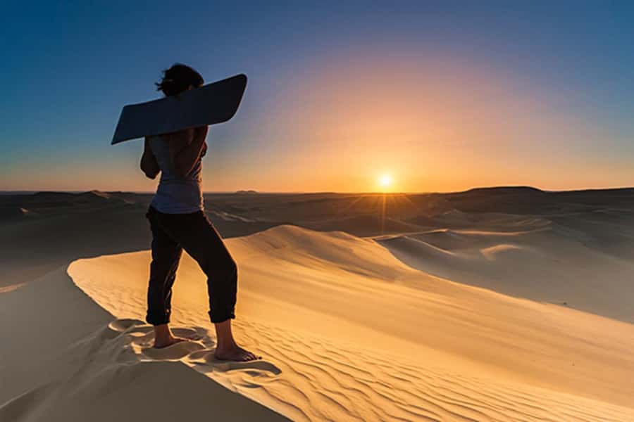 Agadir/Taghazout: Desert Sandboarding & Visit to the Canyon - Sunset by the sea: why evening runs feel like the best bargain