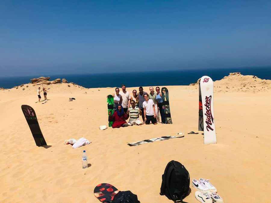 Agadir/Taghazout: Desert Sandboarding & Visit to the Canyon - How to pack for wind, sand, and uphill workouts