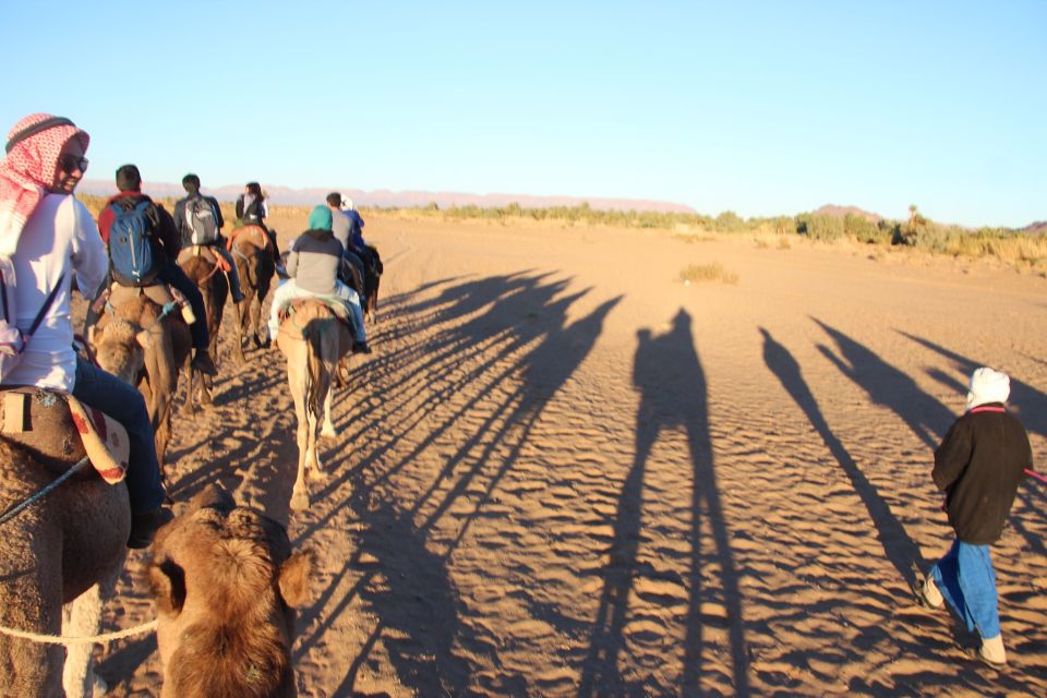 Agadir/Taghazout/Port: Camel Ride Tea & BBQ Option - Camel ride start: village streets, craft sites, and quick context