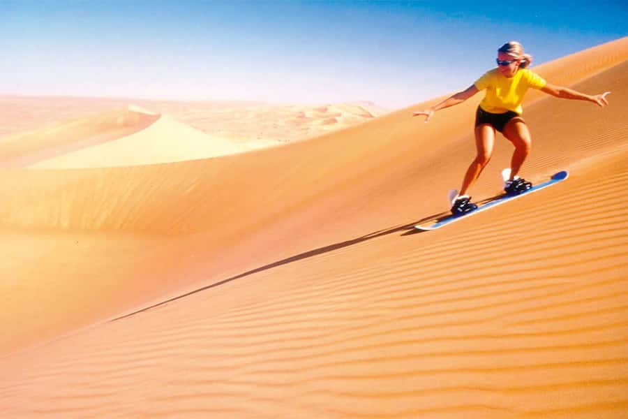 Agadir/Taghazout: Quad Bike and Sandboarding Tour - Sandboarding at the dunes: standing, sitting, and staying safe