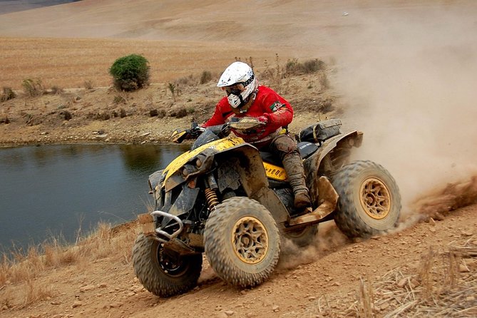 Agadir Taghazout Quad Biking Trip With Lunch - The Two-Hour Ride: Dunes, Mountain Terrain, and a Racer-Style Moment