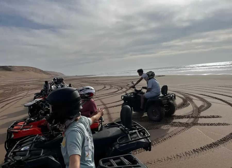 Agadir/ Taghazout: Safari Quad Bike on the Beach & Desert - Desert dunes to Atlantic beach trails: the part you’ll remember