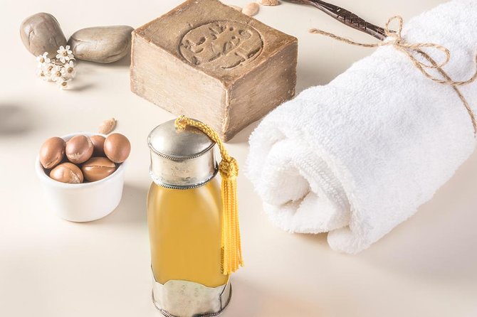 Agadir: Traditional Collective Hammam - From Argan Palace Check-In to the Steam Room Flow