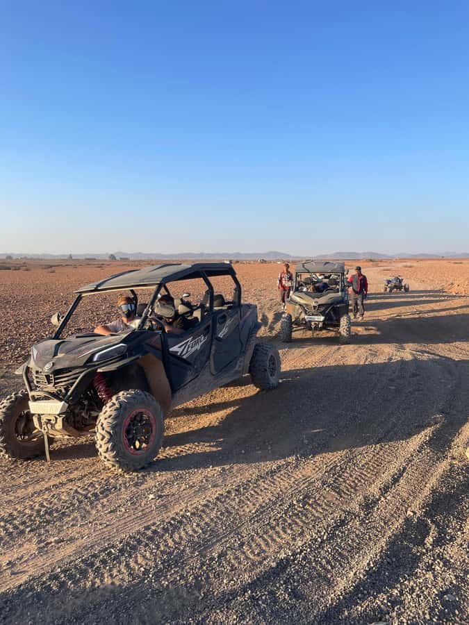 Agafay Desert 4-Seater Buggy Experience | Family & Premium - The Camp Tea Break: Moroccan Bread, Honey, and a Real Pause