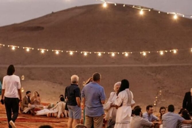 Agafay Desert ,camel ride & Dinner Show - The high dune photo stop and Atlas Mountains views