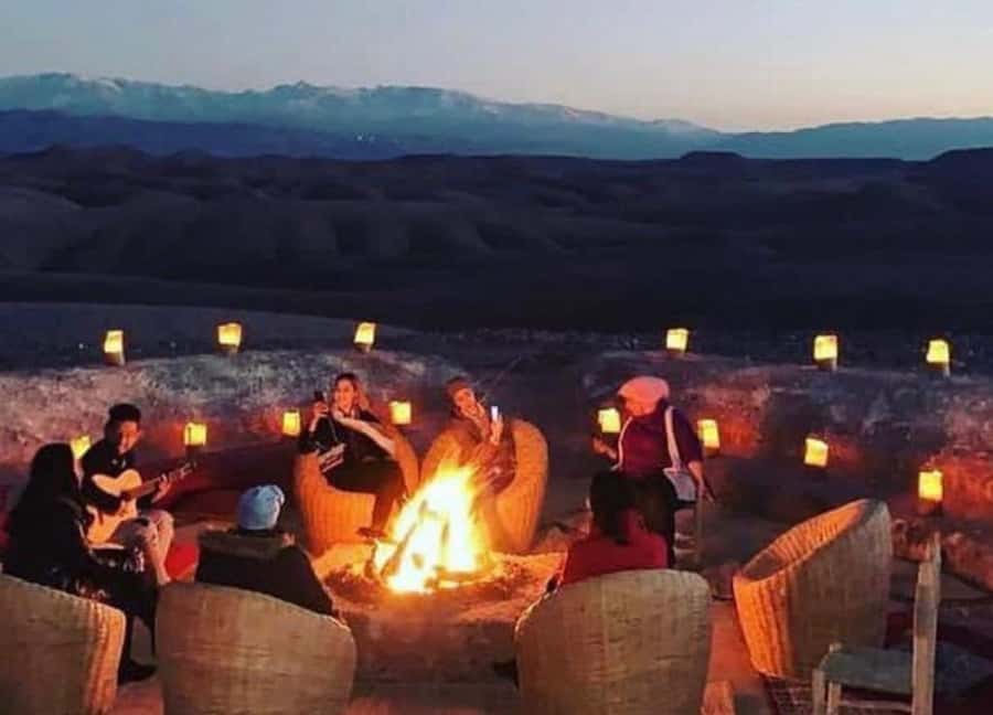 Agafay Desert Camel Ride & Sunset & Dinner - Sunset Over the Atlas Mountains: Views You’ll Remember