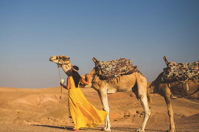 Agafay desert Family Package: Quad Bike & Camel Ride, Dinner Show - Marrakech Pickup to Berber Dress: How the Evening Flows