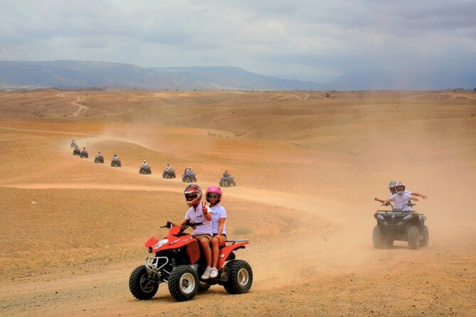 Agafay desert Family Package: Quad Bike & Camel Ride, Dinner Show - Camel Ride at Sunset: The Pace, the Photos, and the “Cute Factor”