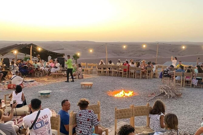 Agafay Desert package .Quad .30 minute Camel and Dinner show - Camp Evening: Moroccan Tea, Tagine and Couscous, and the Shows