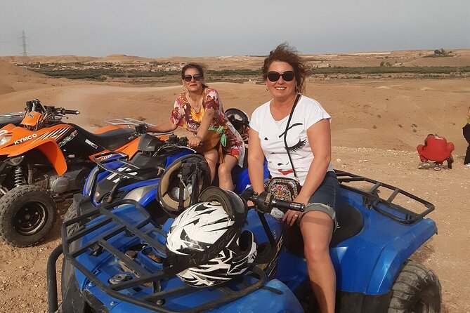 Agafay Desert Package Quad Bike Experience with Dinner Show - The Fire Show, Music, and Berber Tent Finish Under the Stars
