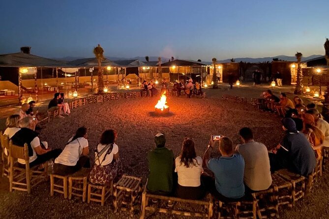 Agafay Desert Package: Quad, Camel Rides & Dinner Show or Lunch - Camp Arrival: Mint Tea, Views, and a Real Sense of Place