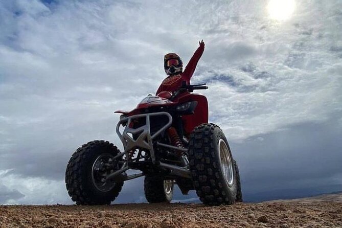 Agafay desert quad bike adventure - Your Guide and the Safety Rhythm