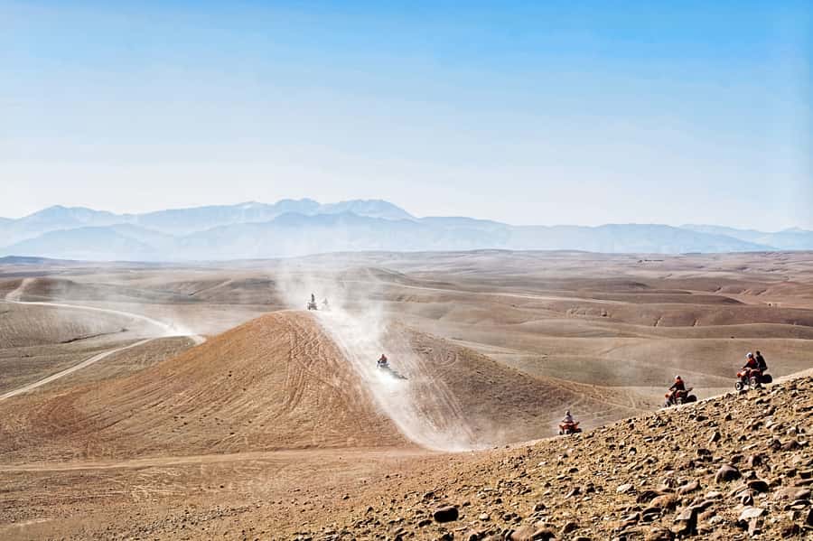 Agafay Desert: Quad Bike, Camel Ride and Dinner Show - Hotel pickup and the van ride: plan for a long day and smart timing